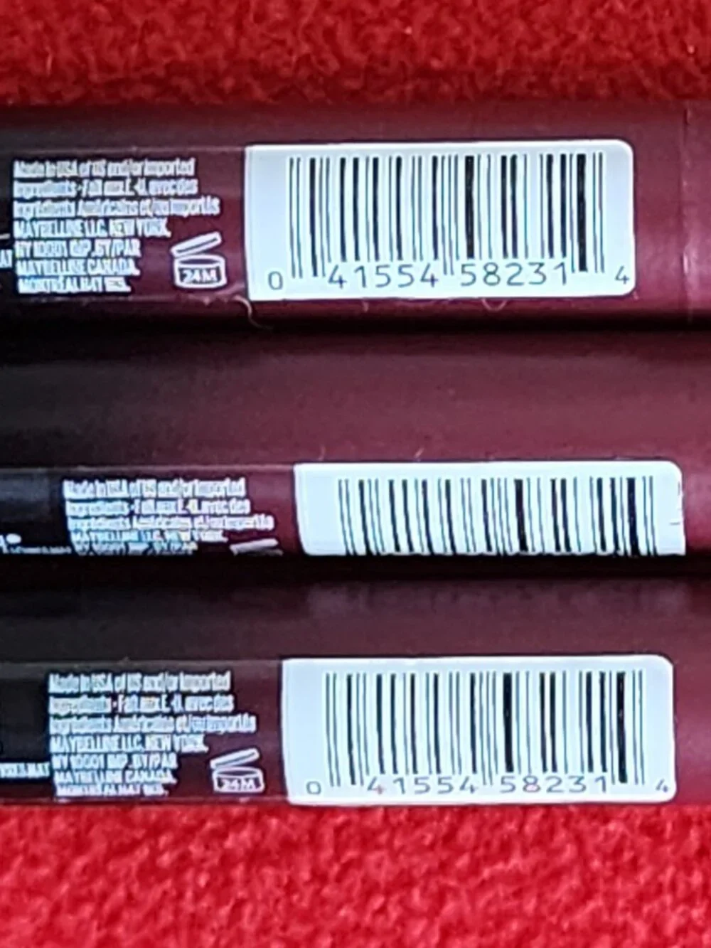 Maybelline NY Ultimatte Color Sensational Matte Lipstick 1.7g 099 More Berry 3PK